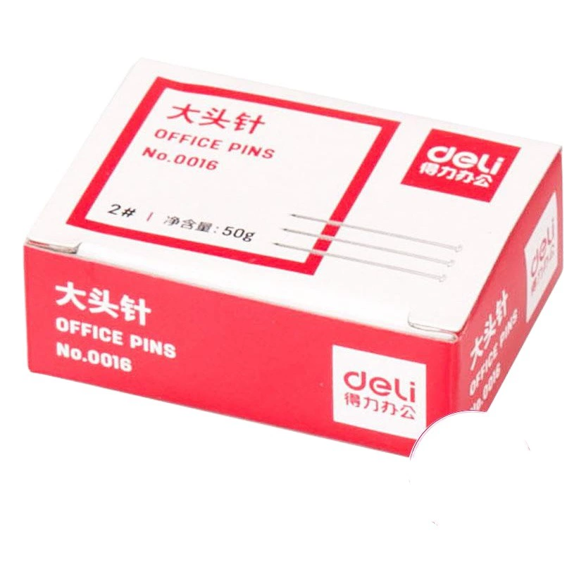 Канцелярских принадлежностей гастронома 0016 штырь Тэкса никелированный штырь прямой штырь около 500/коробка