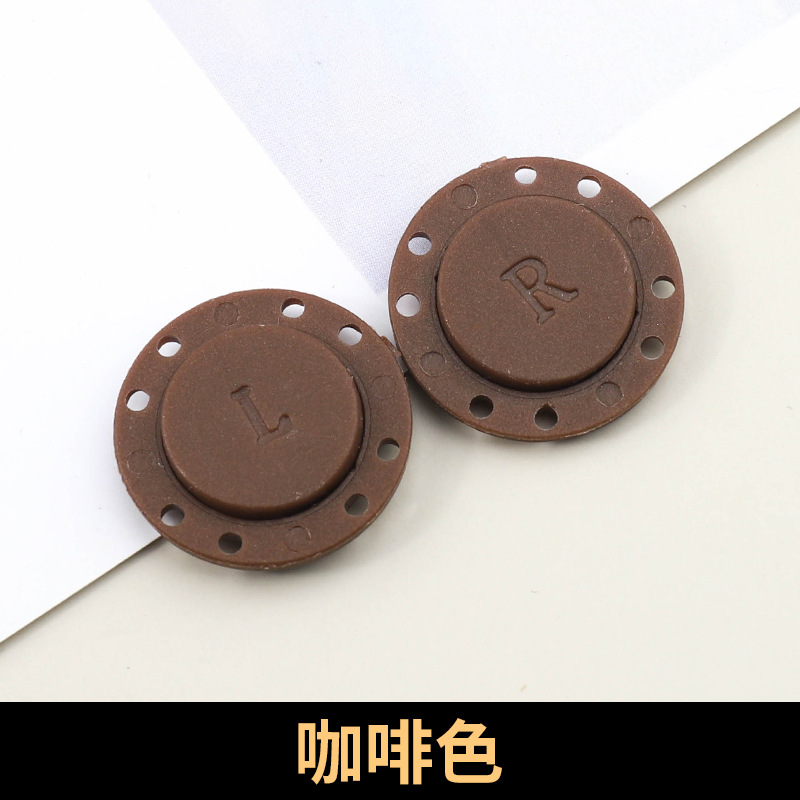 Color de nylon hebilla oculta hebilla magnética hebilla de succión magnética Madre y niño hebilla imán botón Botón abrigo hembra hebilla magnética invisible