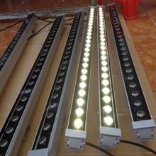 led洗墙灯户外防水七彩射灯条形灯大功率室外轮廓灯12w18w24w36w