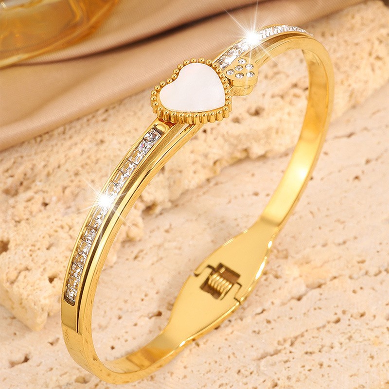 【129】SZ283-1 golden love diamond bracelet