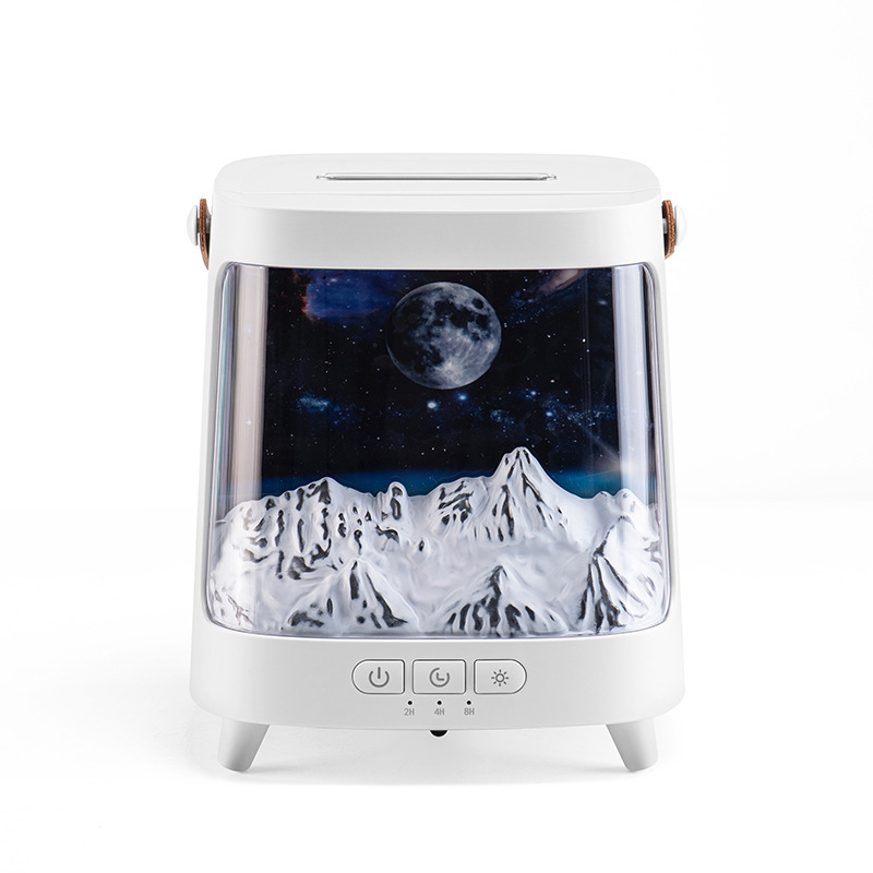 亚马逊极光仿真火焰香薰机 usb家用桌面星河香薰氛围加湿器跨境|undefined