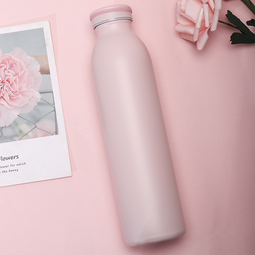 European and American best-selling gallon water cup double-layer vacuum small mouth bottle stainless steel thermos cup portable outdoor sports kettle for men