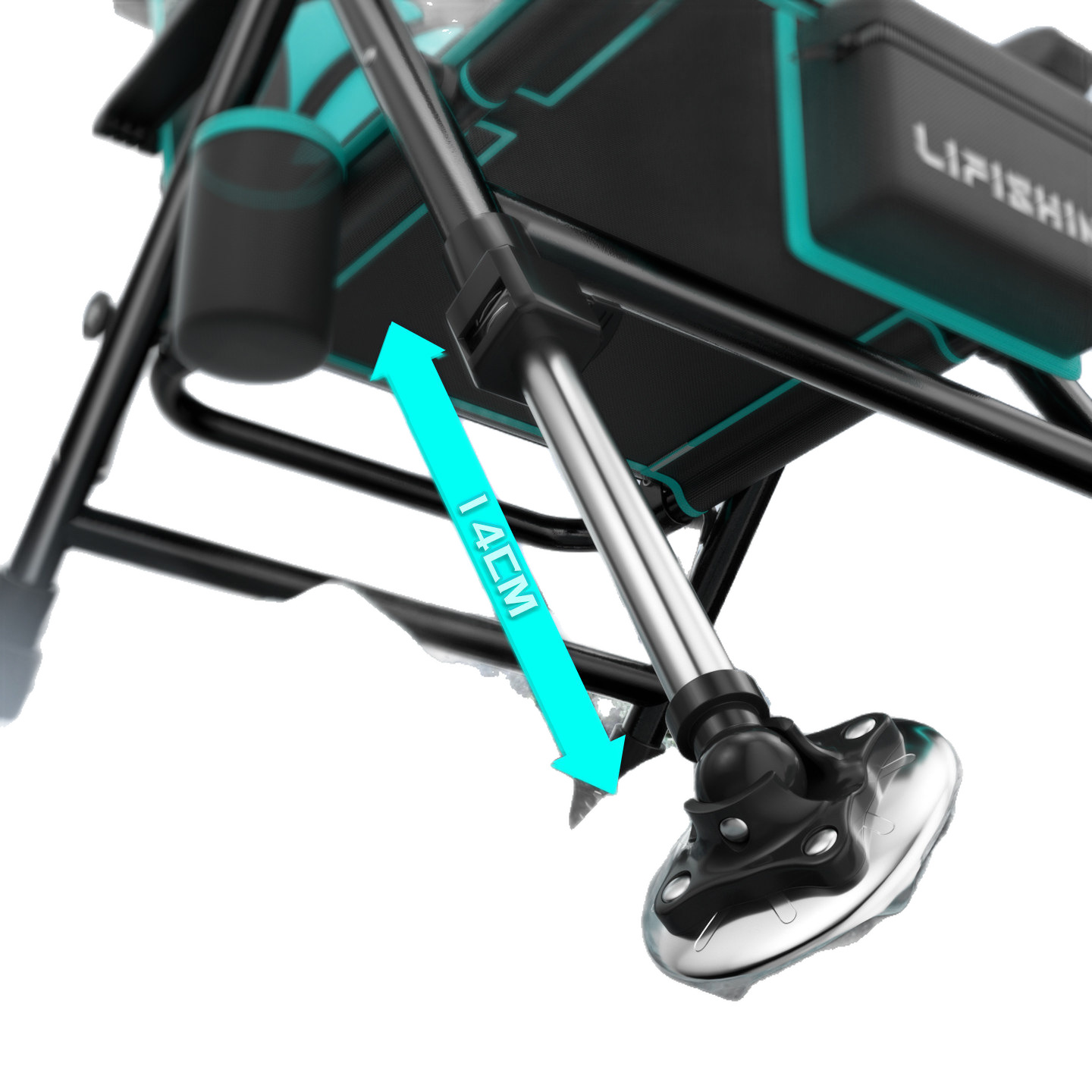 Silla de Pesca Plegable de Espuma de Memoria 3D Multifuncional Portátil para Pesca al Aire Libre image 6