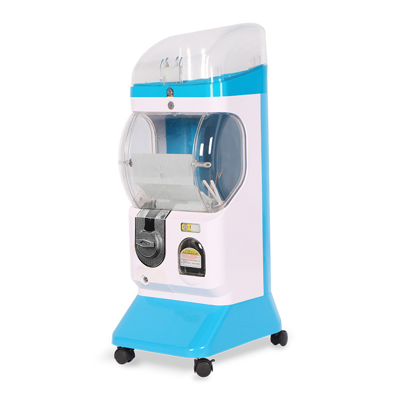 网红款商用扭蛋机可移动单层功能灯光扭蛋机玩具展示架投币扭蛋机