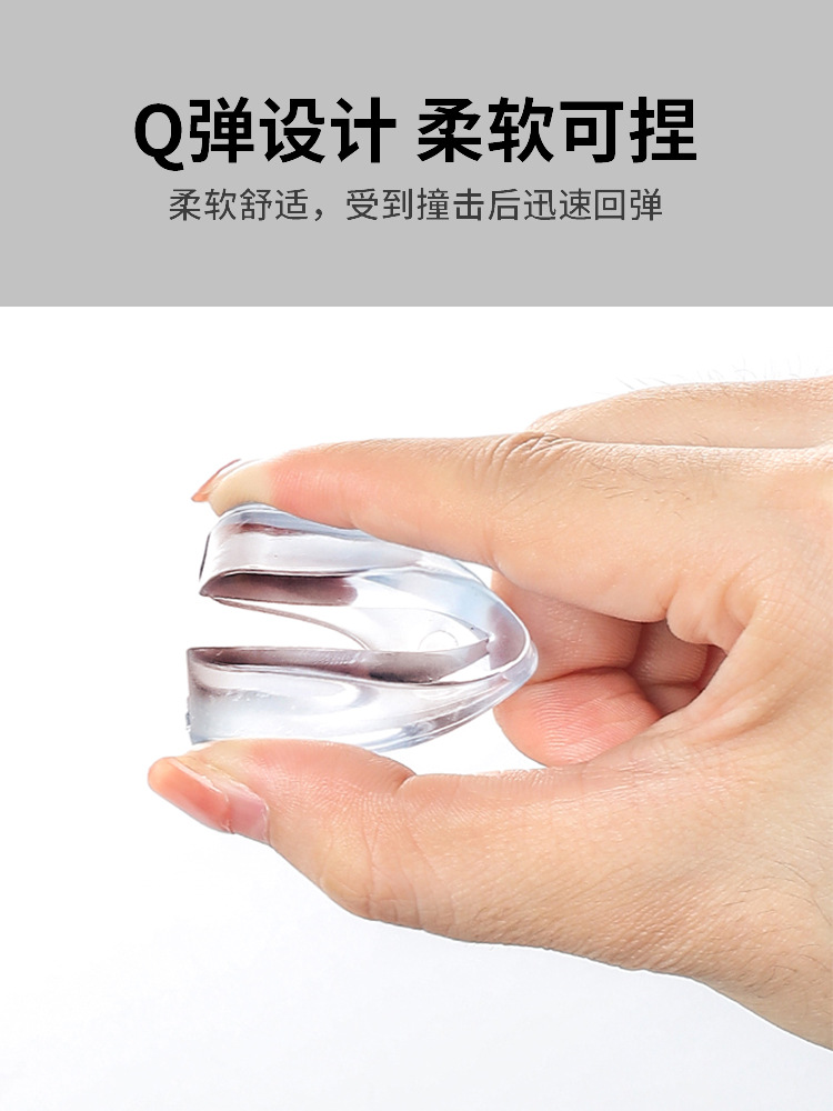 Anti-collision corner acrylic glue anti-collision corner coffee table furniture soft corner corner transparent anti-collision corner table corner protective cover