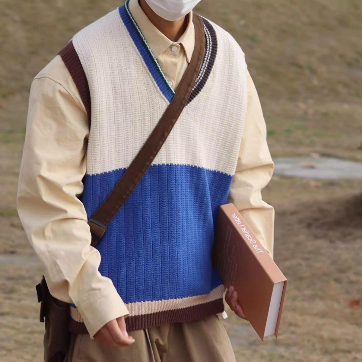 Japanese retro knitted sweater