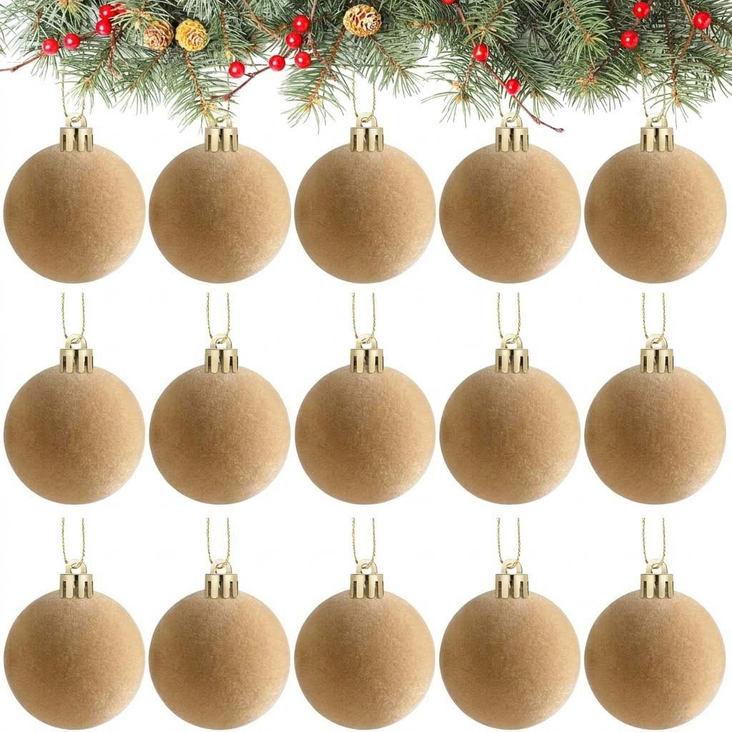 Navidad flotilla bola a granel decoración de Navidad 4 / 5 / 6 / 8cm colgando bola de Navidad colgando árbol de Navidad vino rojo tinta verde fruta verde