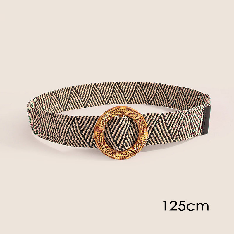 모조 원형 대나무 버클 데님 패턴 PP 잔디 120cm