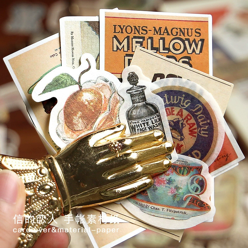 Letter Lover Зима Древний город Серия Смешанный материал Сумка Ретро Искусство Справочник Базовая бумага 6 Выбор