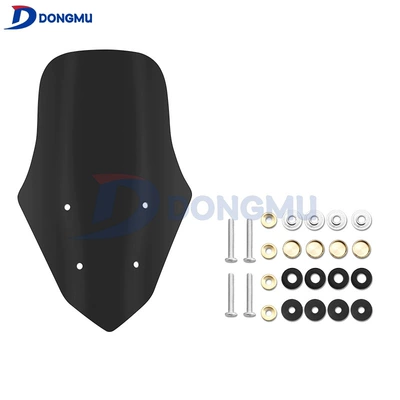 Suitable for 20-24 Yamaha NMAX155 Modified Windshield NMAX155 Highlight Windshield Goggles (Motorcycle front windshield) - 60cm-high-black
