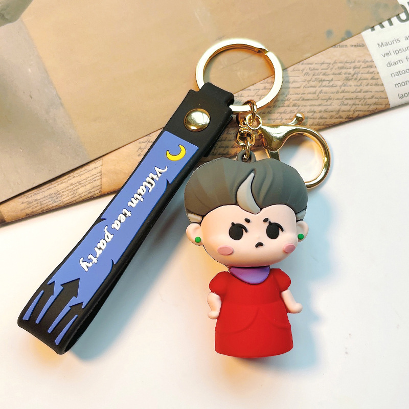 Venta directa de fábrica llavero colgante pequeño muñeca tridimensional llavero de coche mochila escolar colgante puesto al por mayor productos pequeños