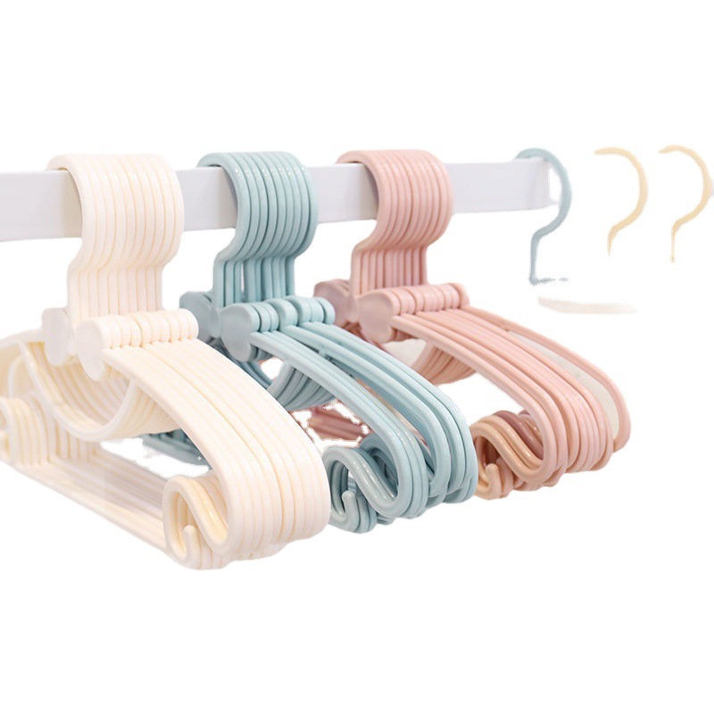 Estante de ropa para niños al por mayor multifuncional hogar bebé recién nacido plástico hogar secado sin costuras soporte de suspensión