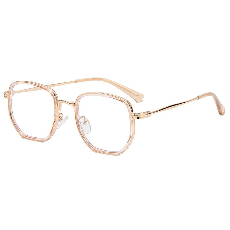 2022 generoso marco anti luz azul con miopía gafas mujer marea coreana red cara roja Pequeño Libro Rojo simple cara gafas marco