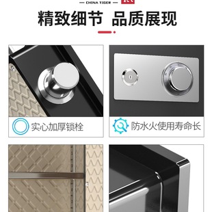 New Old-Fashioned Manual Mechanical Lock Safe 2025 Household Small Safe Anti-Theft Password Bedside Table Integrated