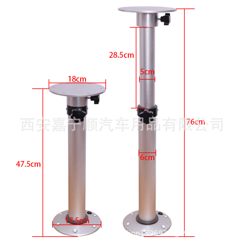 Mesa de elevación pierna motor casa yate desmontable coche de negocios Bar soporte mesa de comedor accesorios giratoria Mesa