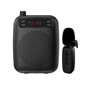 New wireless lavalier wheat teacher-specific loudspeaker, intelligent anti-howling, high-volume Bluetooth card megaphone