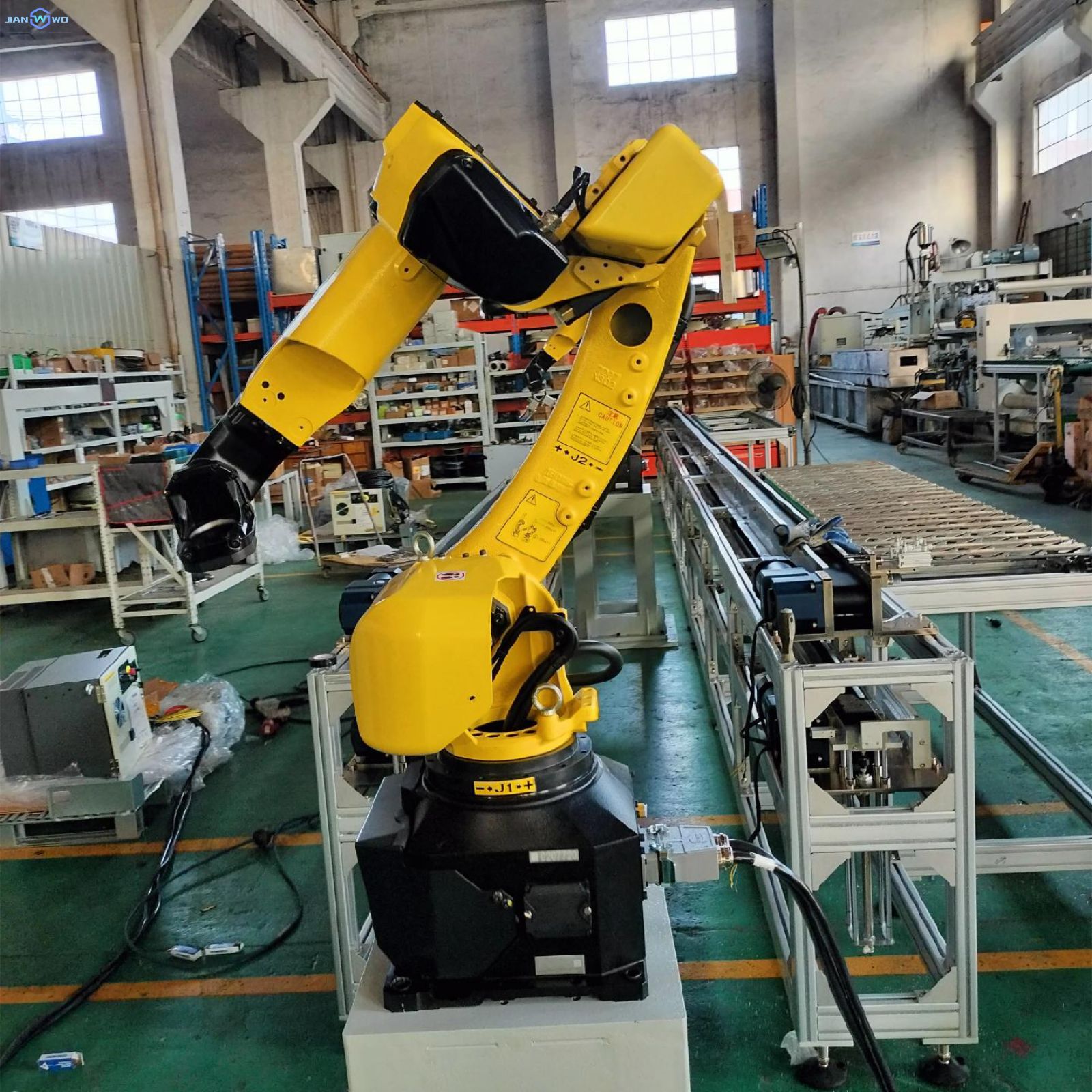 机器人自动打包输送线 满足市场对产品包装高效美观与成本低