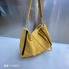 高级感大容量包包托特包女绒面简约通勤单肩手提包时尚百搭斜挎包