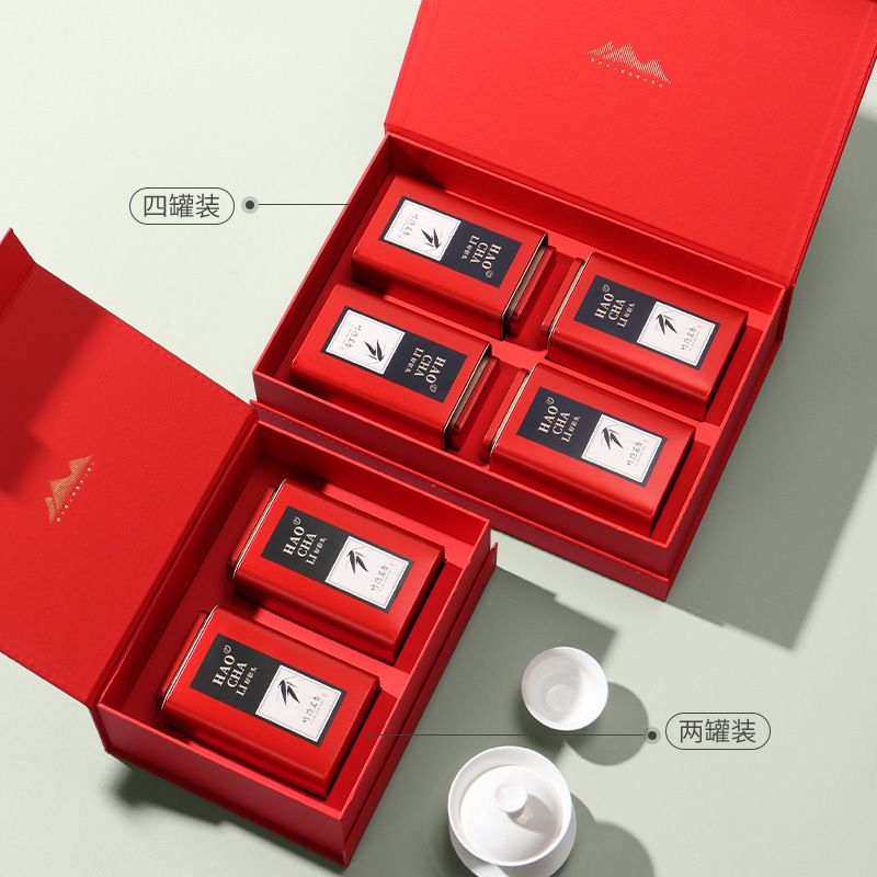 新款茶叶礼盒装空盒半斤一斤金骏眉祁门红茶包装盒空礼盒工厂直销