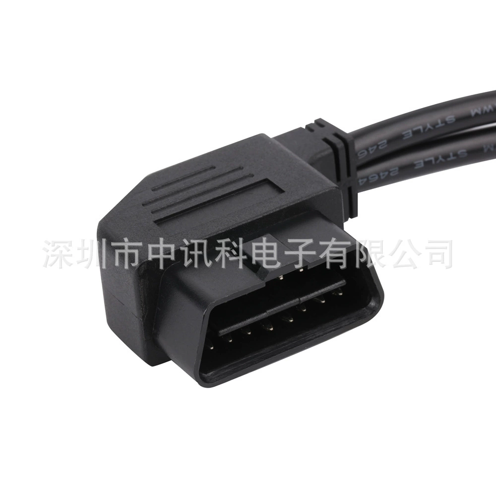 16-контактный штекерный удлинительный кабель OBD II (16 PIN) для OBD2