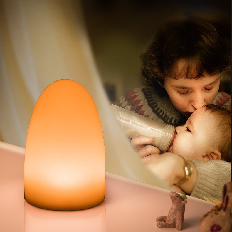 LED barra huevo lámpara de escritorio lámpara de control remoto lámpara de cabecera dormitorio cabecera lámpara USB colorida