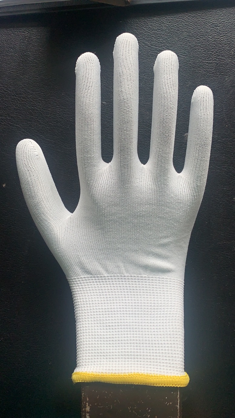 白色涤纶手套