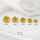 Chanel Style Metal Button Fashion Flower Shirt Button Tweed Coat Jacket Sweater dress Decorative Buckle