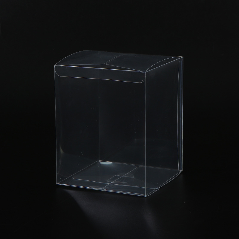 Caja transparente universal de plástico de PVC en stock, molde de té, pastel de luna, juguete, caja de regalo de embalaje cuadrado, caja de mascotas de grado alimenticio
