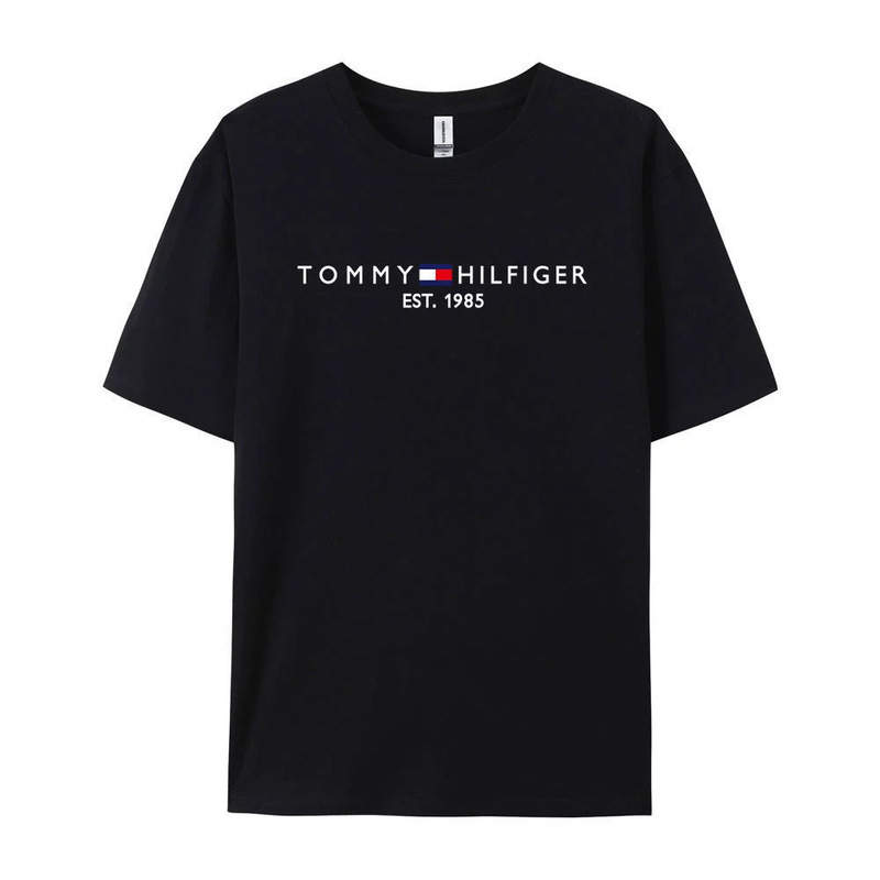 2025 New Summer Korean Style Lightning Cotton Short-Sleeved T-Shirt Loose Casual Cute Top Round Neck t Wholesale for Men and Women