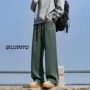 运动秋冬季直筒宽松卫裤