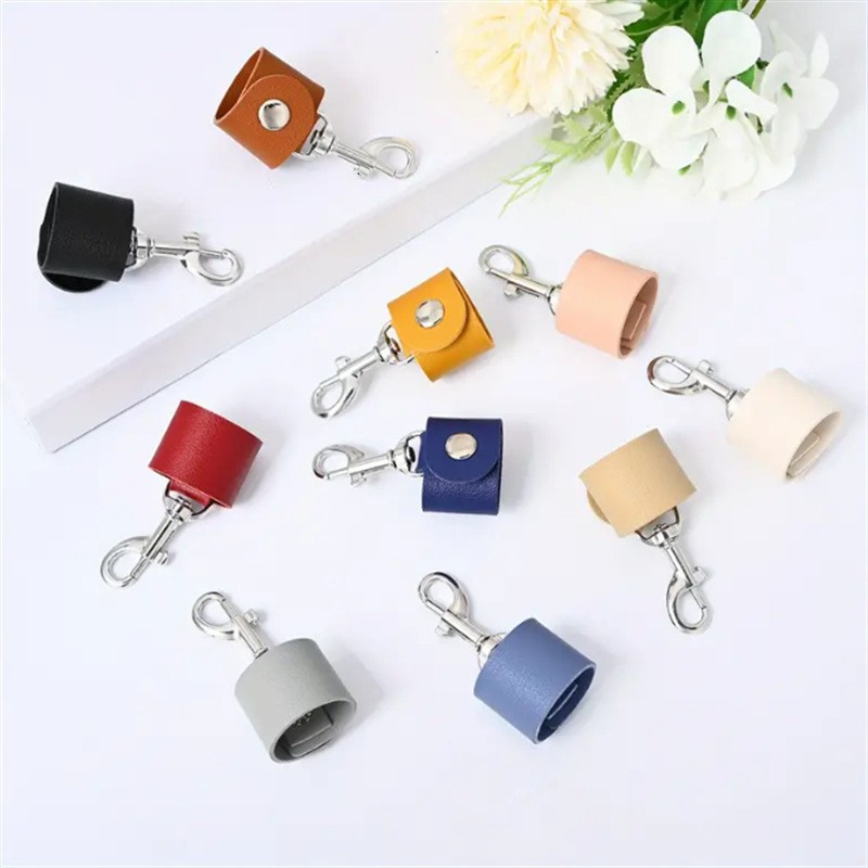 Anti-Lost Keychain for Bags, Anti-Lost Leather Cord Pendant, Wholesale from Manufacturer, Bead Pendant Accessories, Keychain
