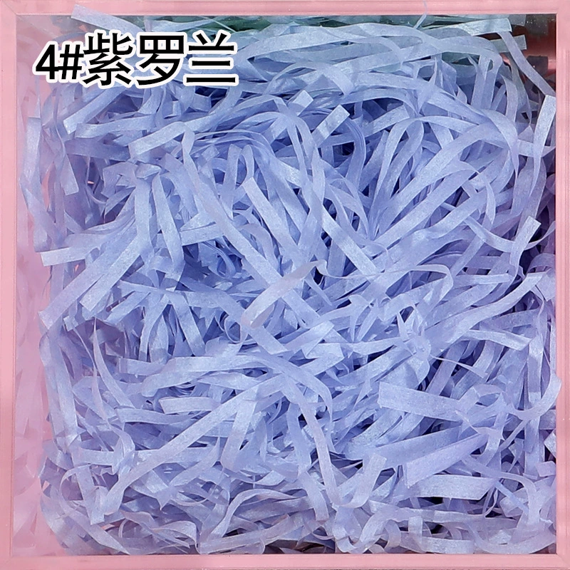 Плотный обложной карт зубчик raffia порванная бумага шелк 50g 30g бумага шелк упаковочная подарочная коробка декор заполнение цветной стружкой бумажные полоски