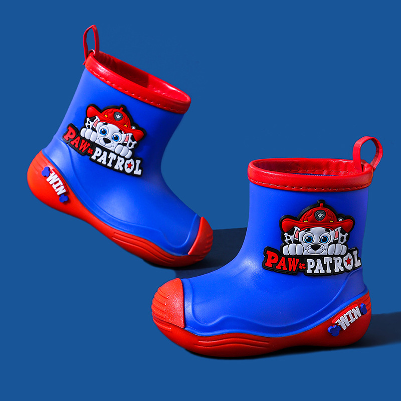Botas de lluvia para bebés, zapatos de lluvia de moda para niños, zapatos de agua antideslizantes para niños pequeños, zapatos de agua ultra impermeables