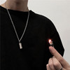 Brand retro necklace for beloved, pendant suitable for men and women, universal accessory, simple and elegant design