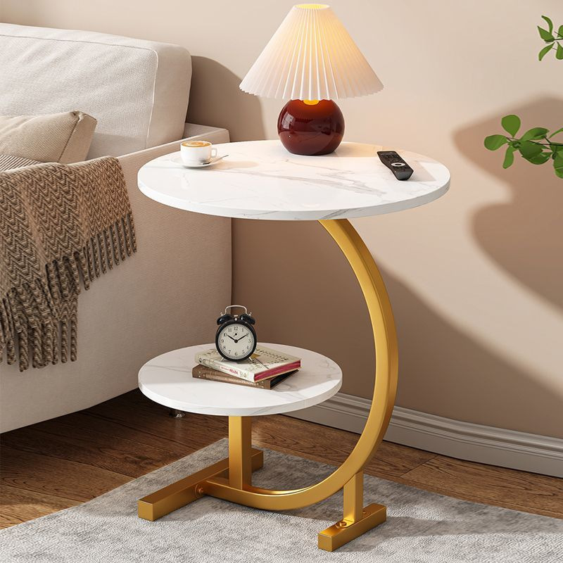 Mesa simple de cabecera de la cama sala de estar mesa de té estante de flores balcón estante de flores dormitorio al lado de la cama sofá