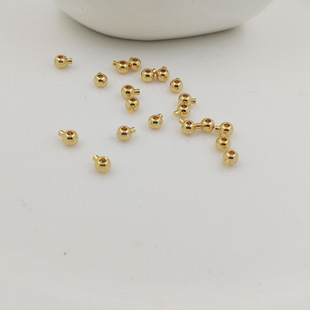 18K gold card thread buckle diy jewelry buckle copper plated thick real gold buckle color retaining tail buckle bracelet necklace bag thread buckle