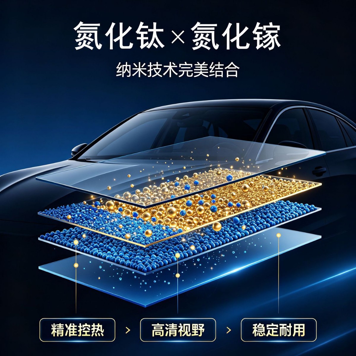 Car window film, glass film, sun protection film, heat insulation film, wholesale manufacturer, thickened, light-blocking, heat-insulating, cross-border