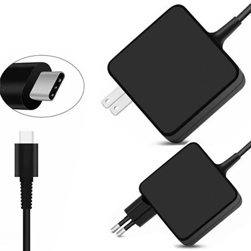 Type-c square fast charging power cord PD charger 65W power adapter notebook charger USB-C Port Type-c square fast charging power cord PD charger 65W power adapter notebook charger USB-C Port