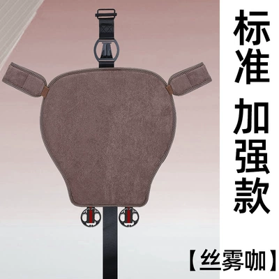 Belly Support Cushion for Driving, Seat belt shoulder pad - standard-enhanced-version-coffee-brown