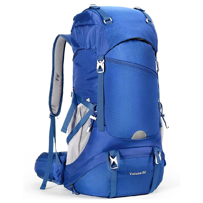50L 登山バッグ大容量多機能キャンプトラベルバッグ防水バックパックアウトドアハイキングバックパッククロスボーダー|undefined