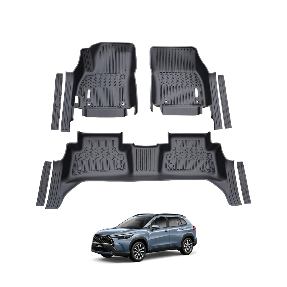 TXR para almohadillas de pie afiladas Corolla Toyota Corolla Cross Tpe Floor Mats