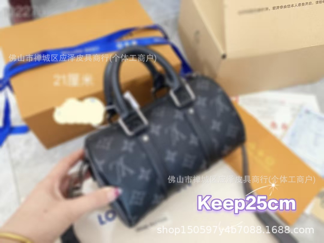 Nueva serie de flores negras samurai negro keepall bolso de cadena cartero bolso de caja bolso de hombro bolso de viaje para hombres