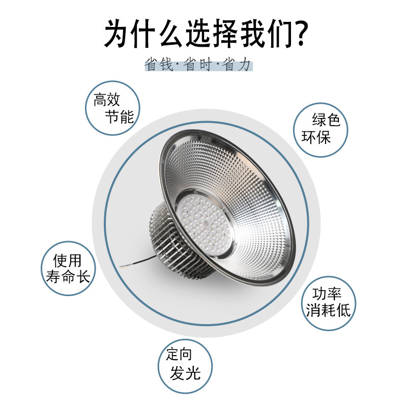 led industrial and mining lamp high power fin factory lamp warehouse lighting factory lamp super bright ceiling lamp industrial lamp