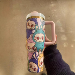 新型氷覇杯一代40oz5D満格林奇緑毛怪保温カップ保冷304ステンレス自動車カップ