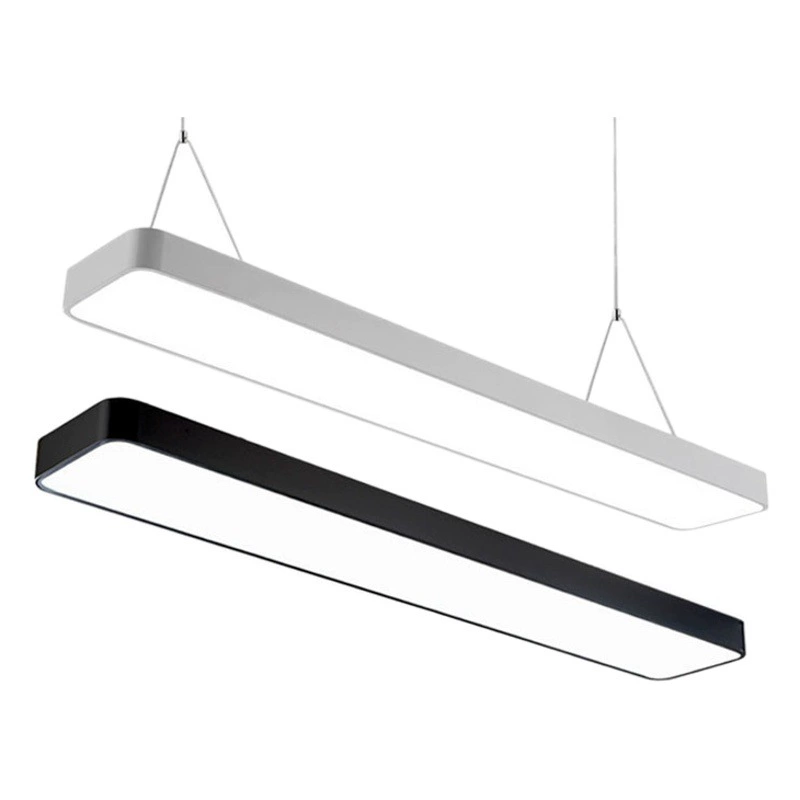 Офисные светильники светодиодные полосы света Офисные светильники Супермаркет Торговый центр Класс Столовая Огни Квадратные огни Полосы света Люстры