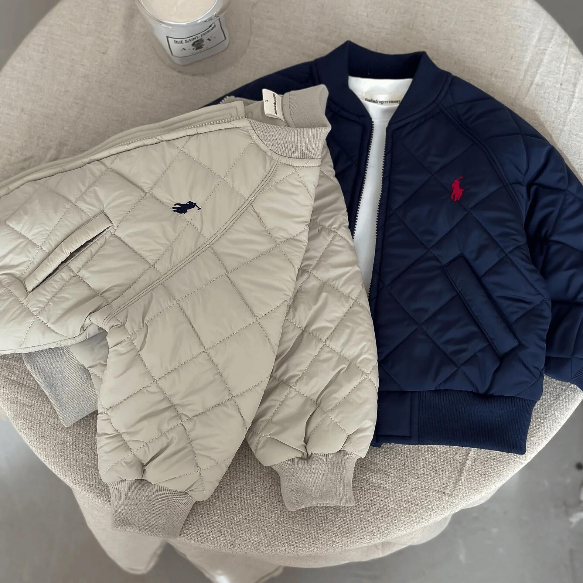 Camisa de algodón para niños "Tongxingyuan" otoño/invierno 2025 – chaqueta de béisbol, bordada, estilo moderno