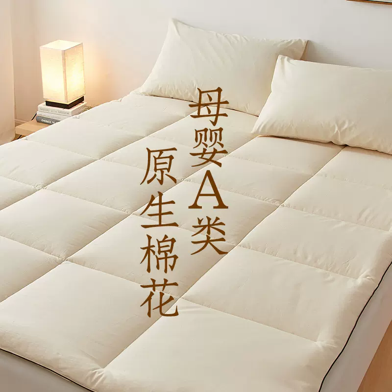 A类母婴酒店床垫保护垫宾馆民宿加厚褥子软垫席梦思床垫防护垫子