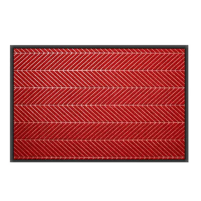 Mat Hotel Entry-Level Dust Removal Avtomobil döşəmə paspasları - dark-red-thickened-60cm-90cm-including-edge-loss