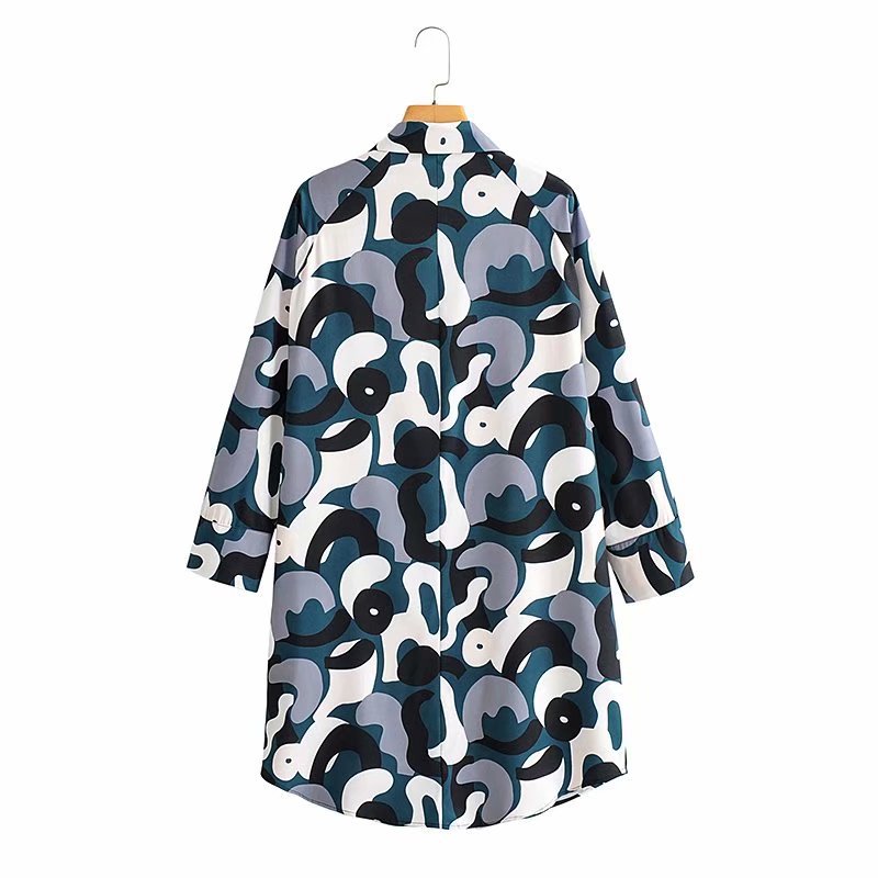 winter camouflage shirt dress NSAM21094