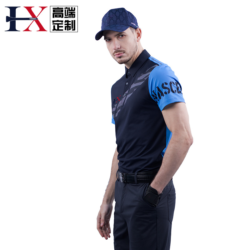 Golf Clothing Sportswear Custom-Made Business Polo Shirt Outdoor Men's Golf Half-Sleeved Golf Clothing